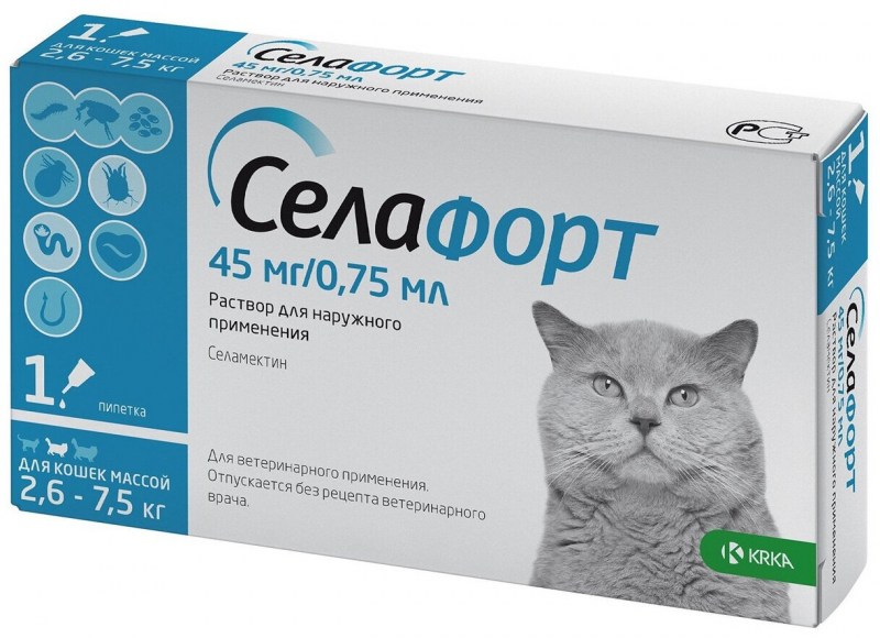 Таблетки от блох и глистов для кошек