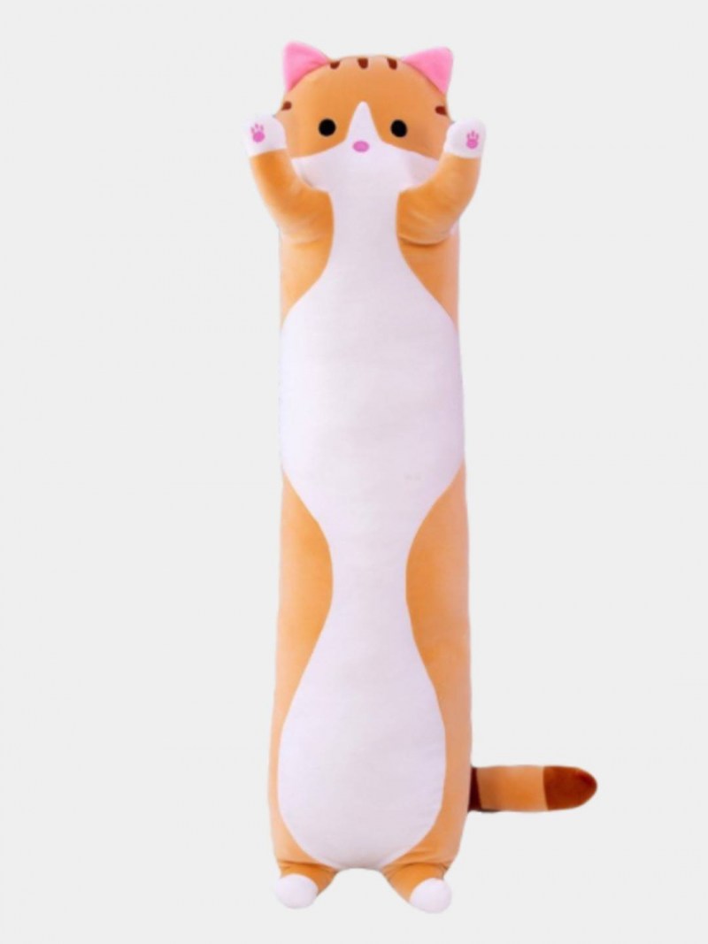 Кот подушка длинный