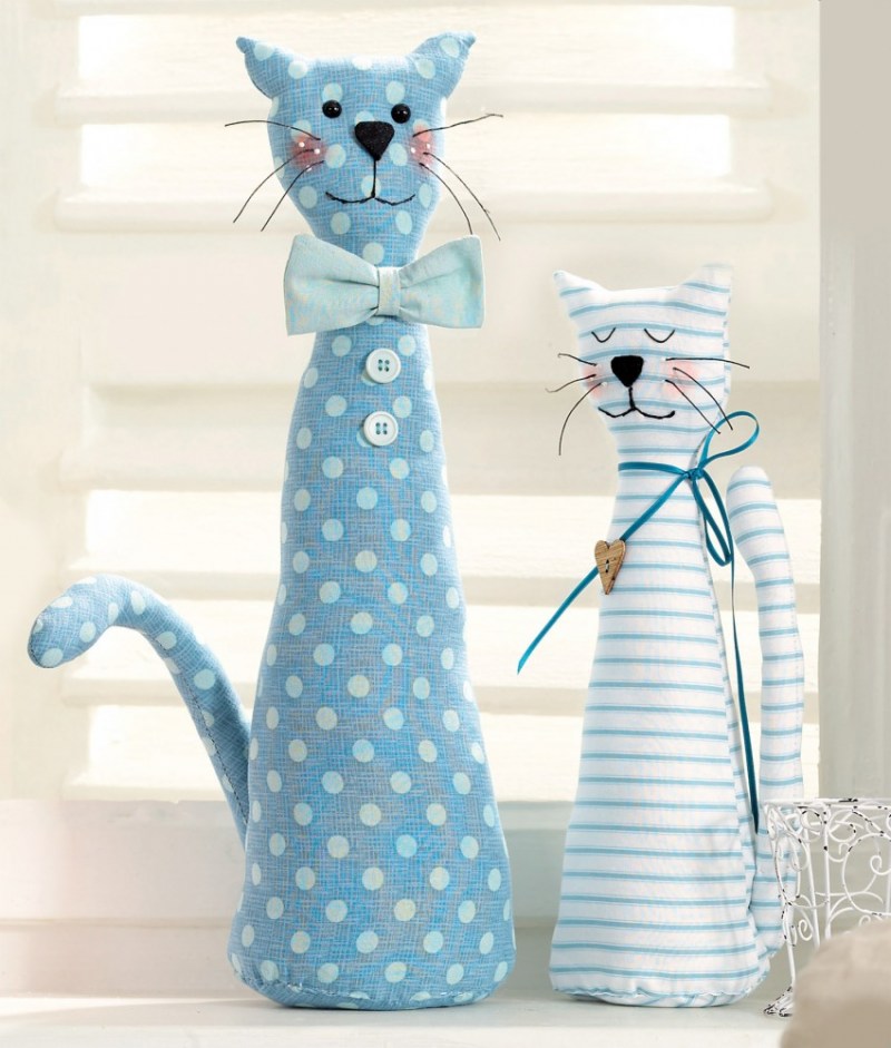 Кошечка из ткани