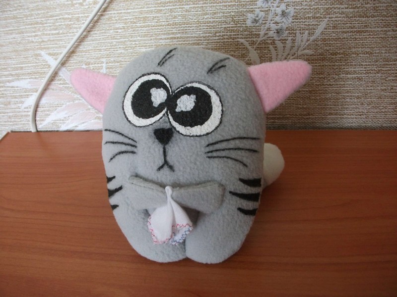 Котик из флиса