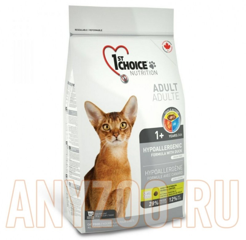 Корм для кошек 1-St choice Adult