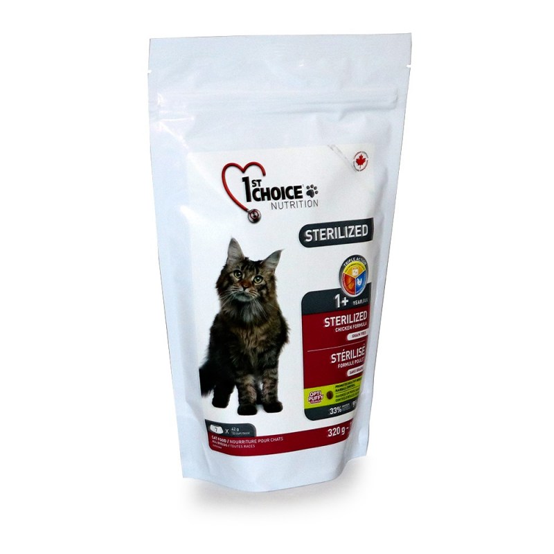 102.1.282 1st choice корм д/кошек Sterilized 5кг, курица с бататом
