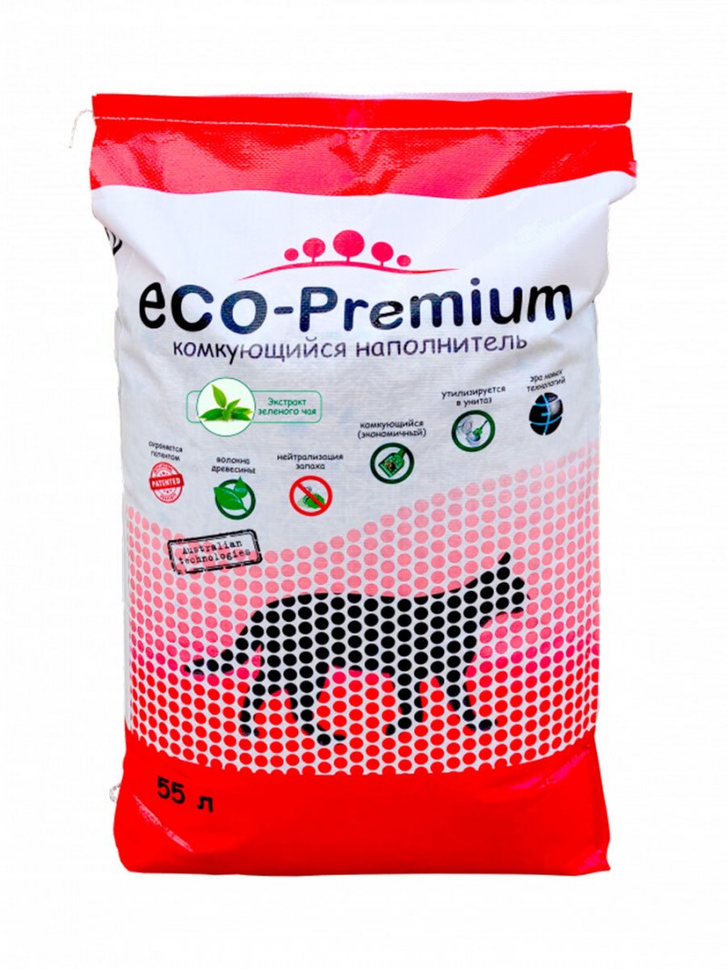 Комкующийся наполнитель Eco-Premium