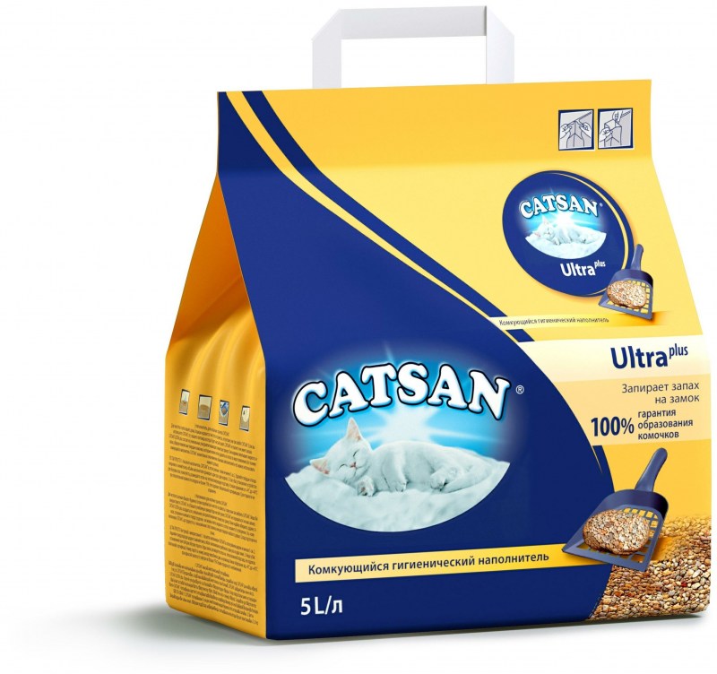 Наполнитель Catsan ультра 5 л