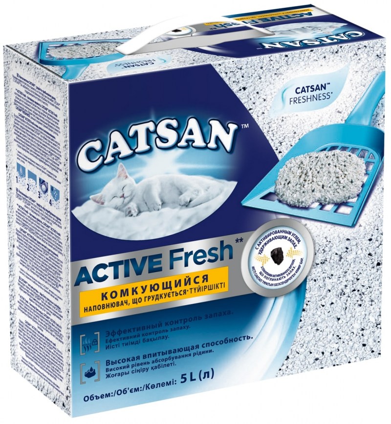 Catsan наполнитель 5л Active Fresh