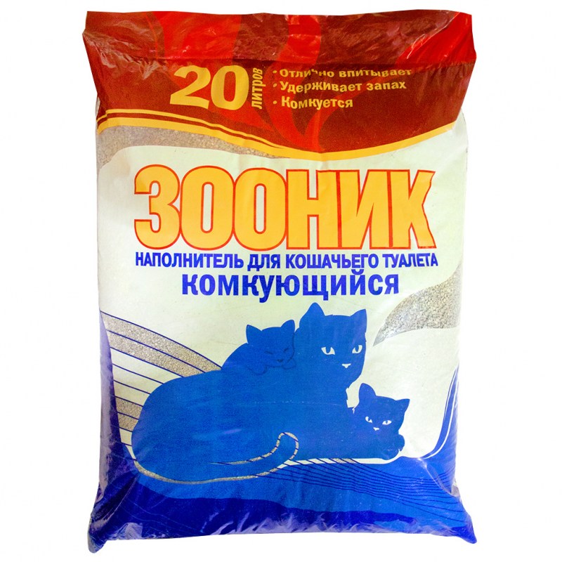 Зооник комкующийся наполнитель древесный