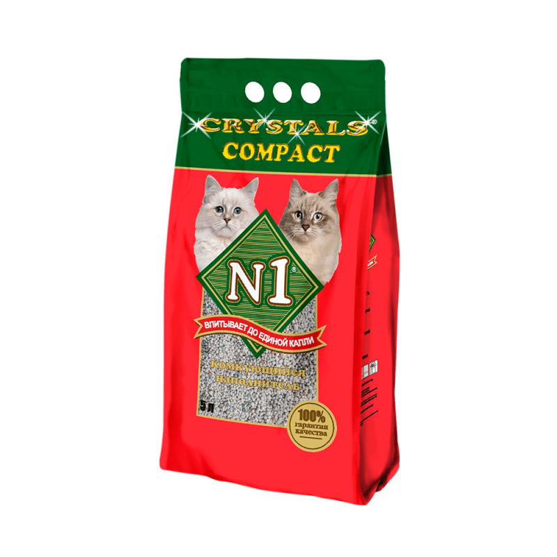 Наполнитель "№1 Crystals" Compact 5л