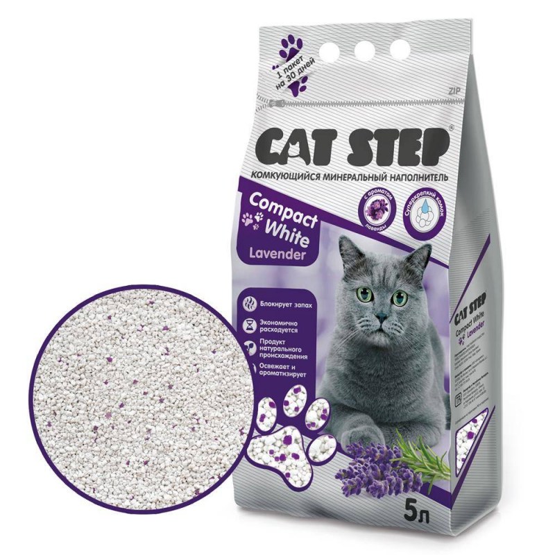 Cat Step наполнитель комкующийся