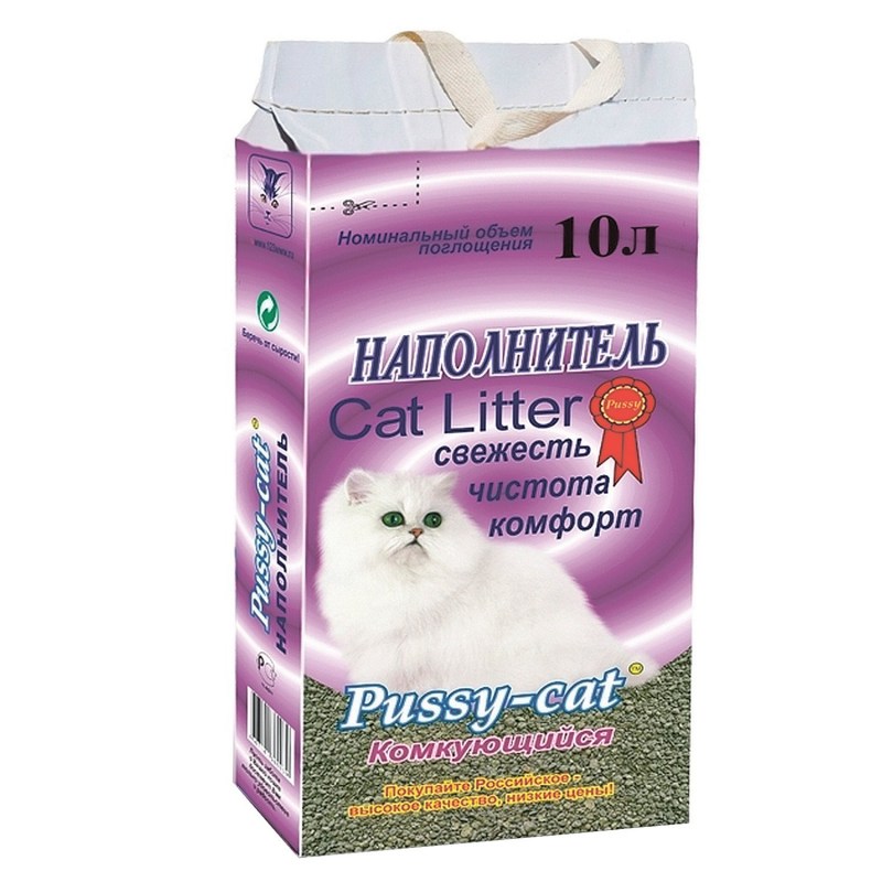 Комкующийся наполнитель pussy-Cat 10 л