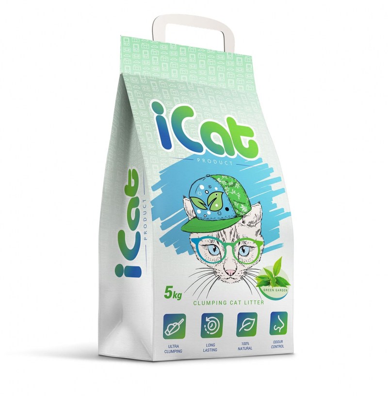 Комкующийся наполнитель icat