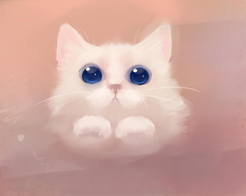 Милые котики мультяшные