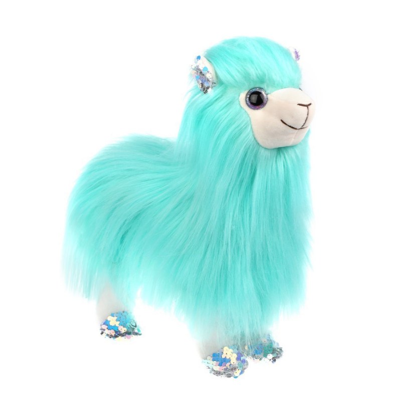 Мягкая игрушка лама длинноворсная, 30 см. fluffy Family 681797