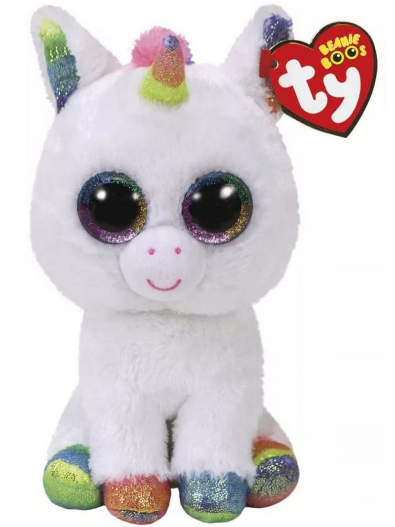 Мягкая игрушка ty Beanie Boos Единорог Pixy 15 см