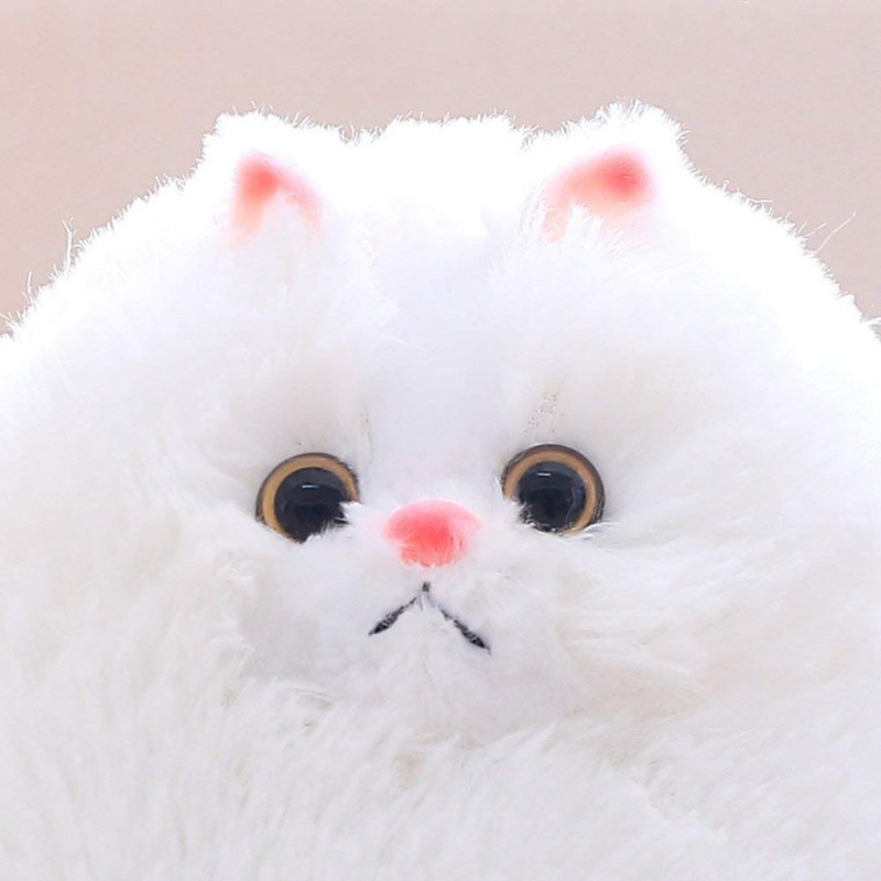 Белый котик игрушка