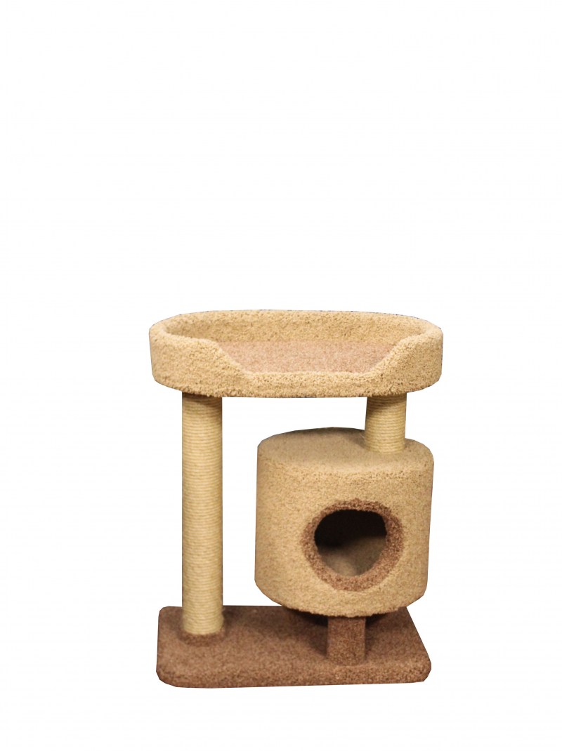 Когтеточка-домик Pet choice, 30х30х57 см