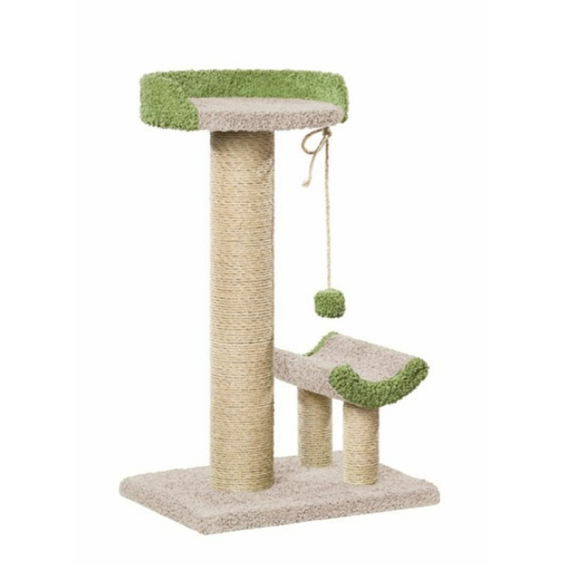 Дом-когтеточка для кошек Matteo 35x30x40 см серая petmax
