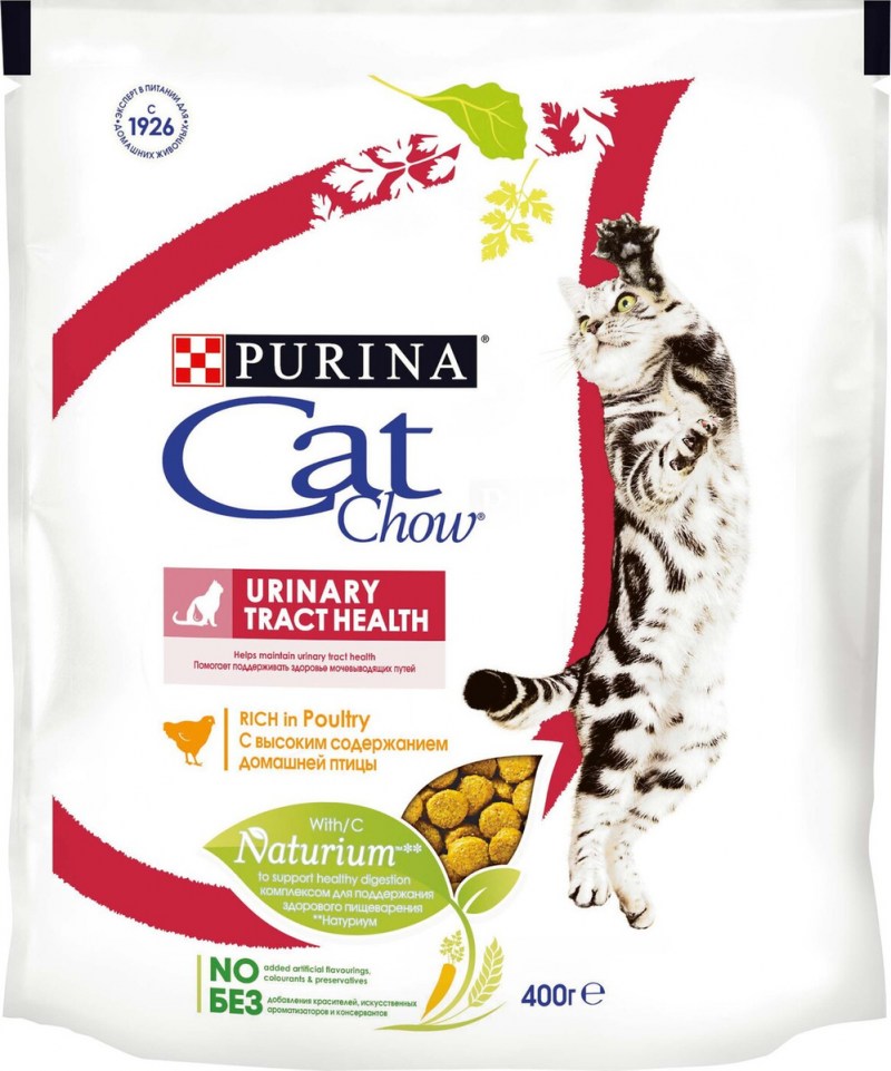 Корм для кошек Cat Chow для профилактики мкб, с курицей 400 г