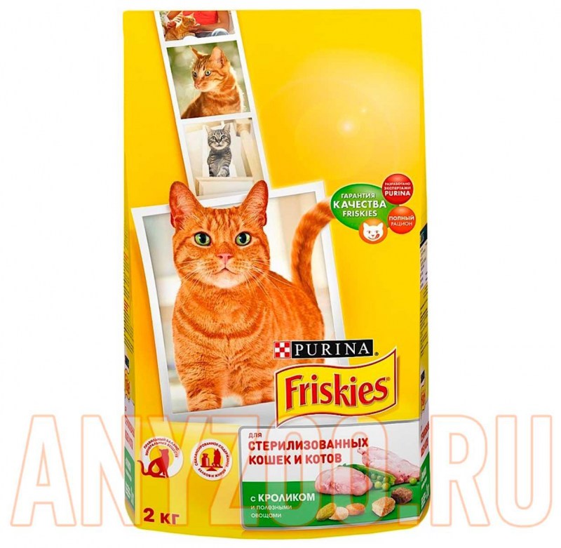 Корм friskies 400г/кролик