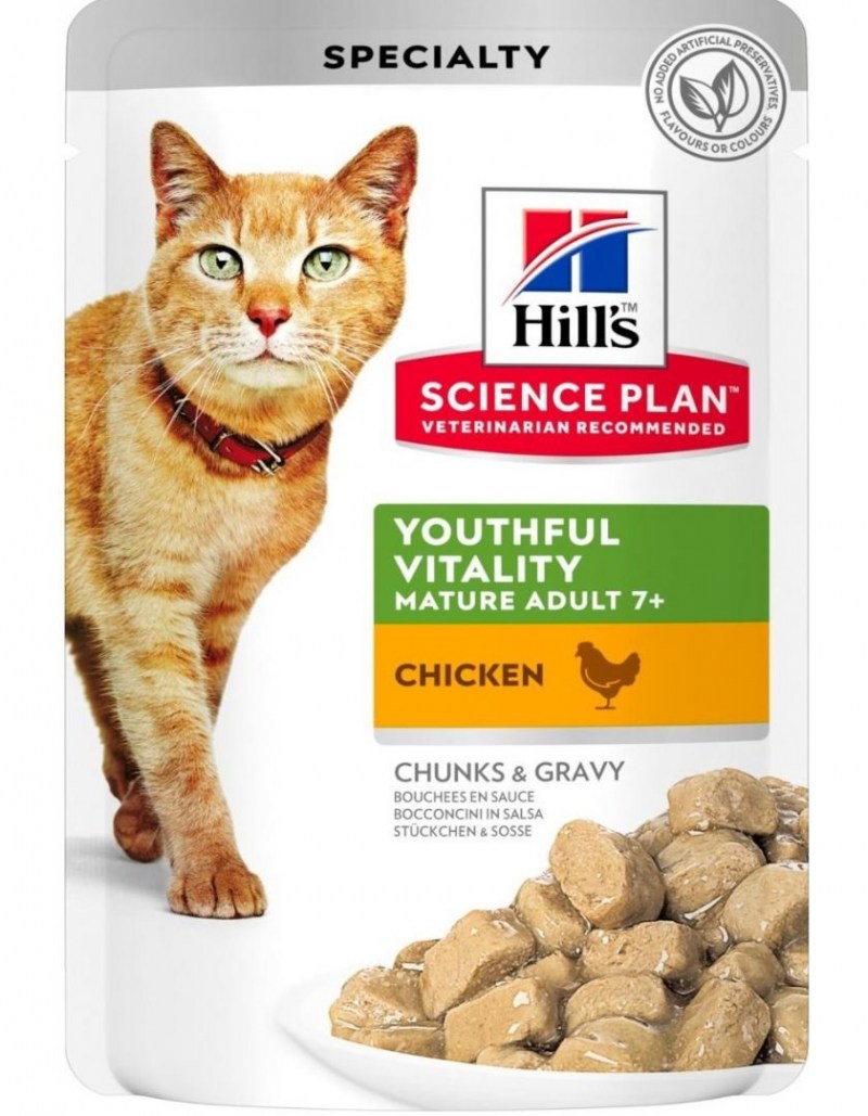 Hill's корм для кошек Cat Senior Vitality