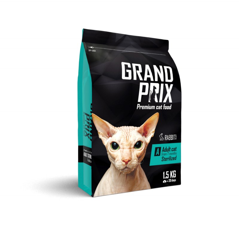 Сухой корм для кошек Grand prix Adult Sterilized с кроликом