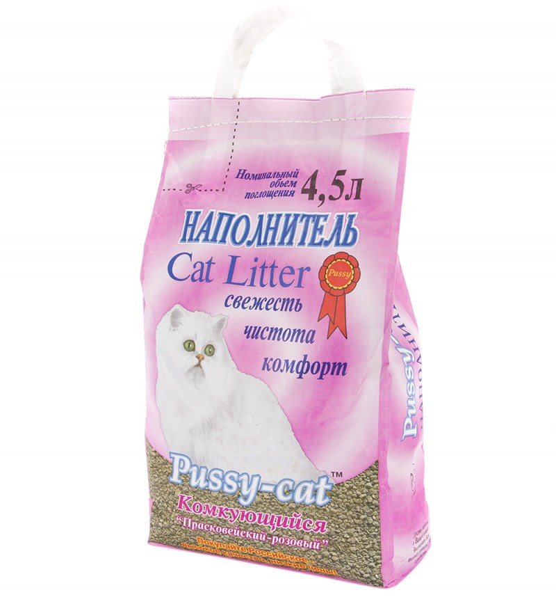 Комкующийся наполнитель pussy-Cat 4.5 л