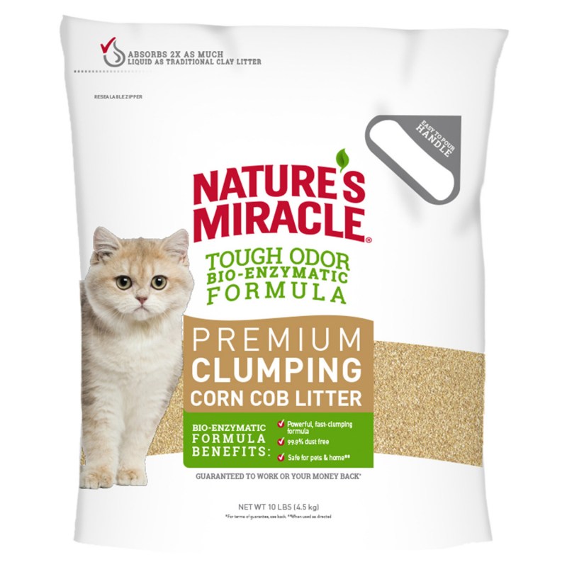 Наполнитель для кошачьего туалета nature's Miracle, комкующийся, 4,5 кг