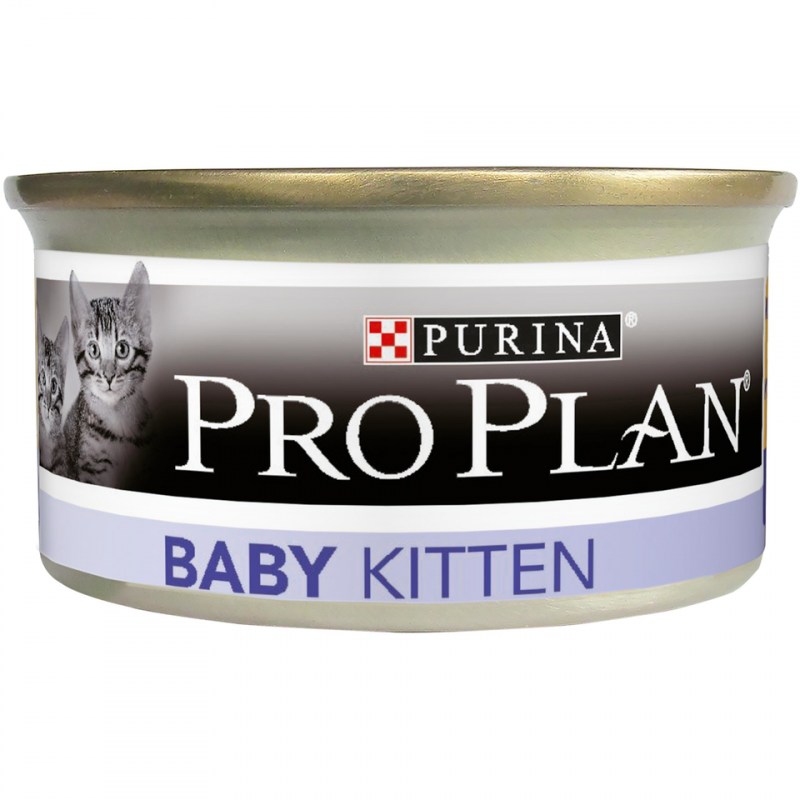 Pro Plan консервы 85 гр "Baby" для котят мусс курица