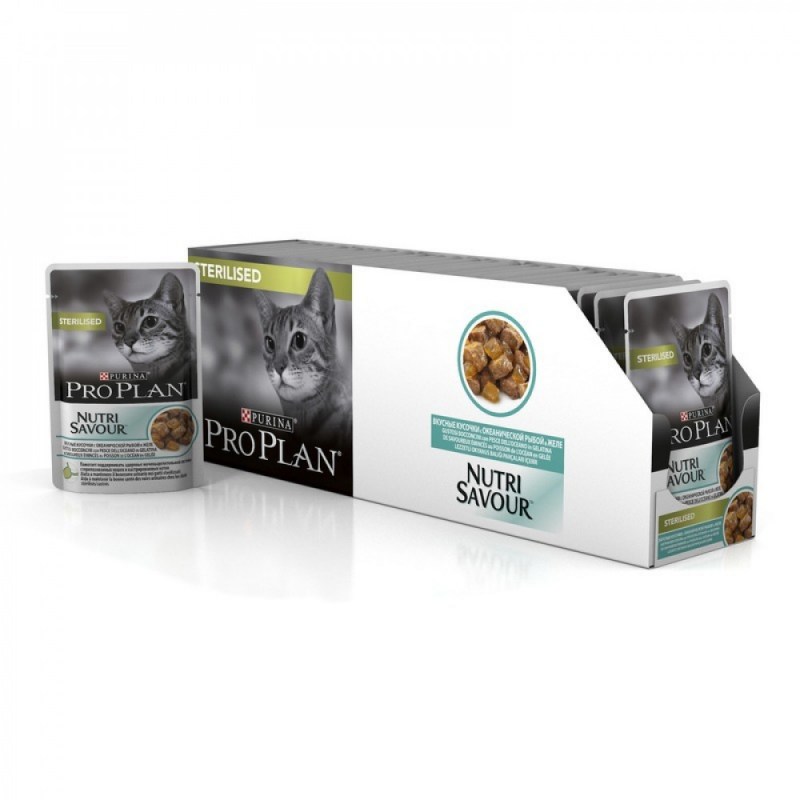 Корм для кошек Pro Plan Nutri savour delicate с индейкой 85г