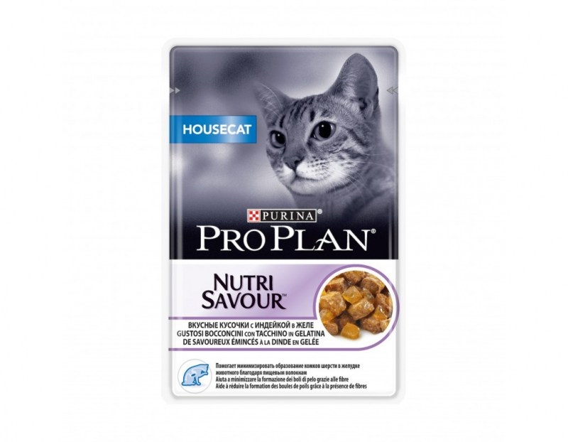 PROPLAN delicate д/кошек индейка 4+1 85г