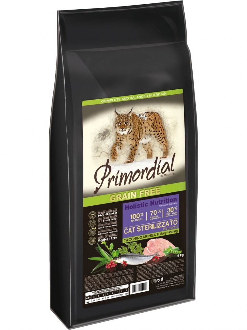Сухой корм Primordial для кошек