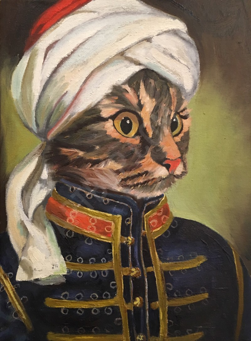 Нарисовать портрет кота