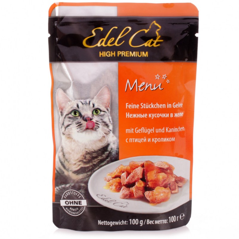 Edel Cat корм для кошек паучи