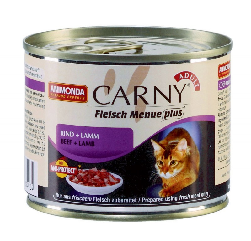 Animonda Carny Single Protein Adult монобелковая с говядиной д/ взрослых кошек 200гр