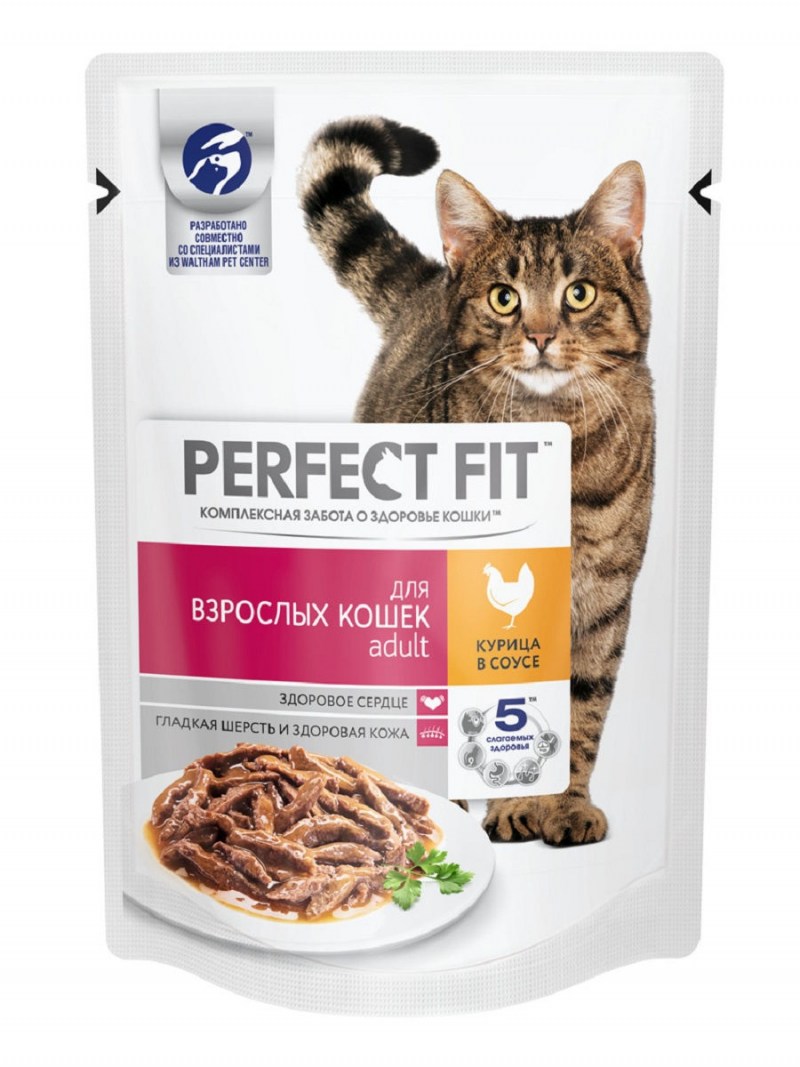 Корм perfect Fit д/кошек в соусе 85г