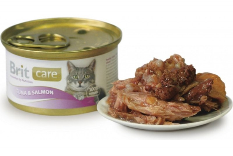 Корм для кошек Brit Care с тунцом 80 г