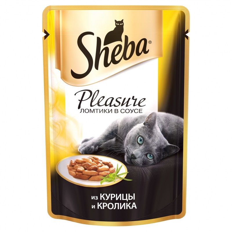 Корм для кошек Sheba pleasure с уткой 85 г