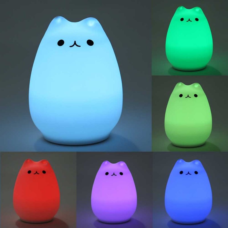 Мягкий силиконовый ночник colorful Silicone Lamp