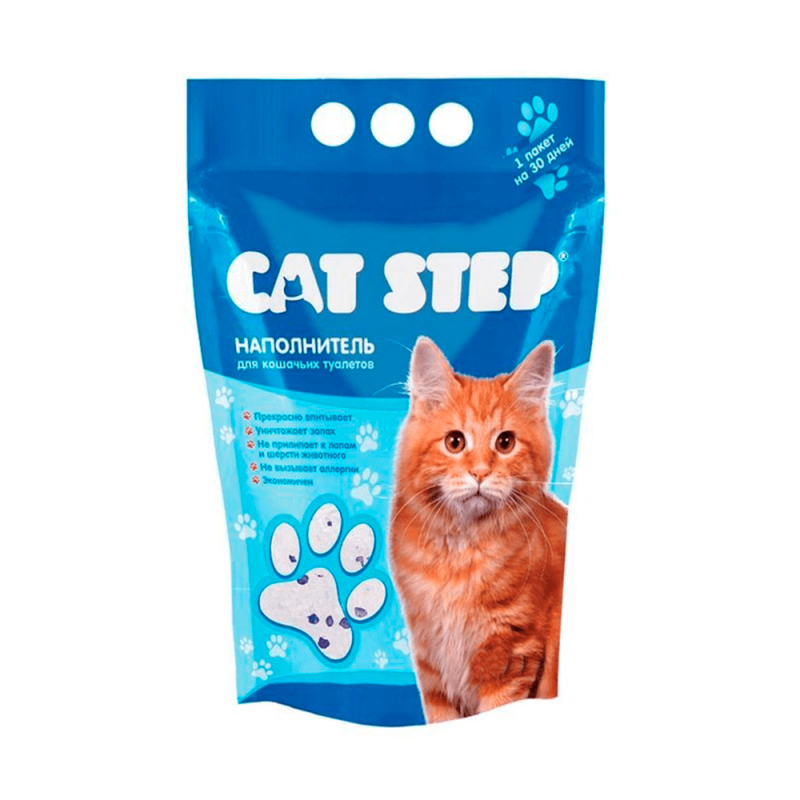 Cat Step наполнитель силикагель 1,67кг*3,8л