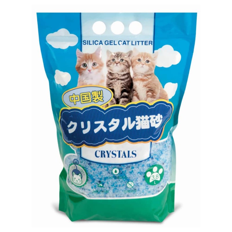 Hakase Arekkusu Crystals Fresh Active (наполнитель силикагелевый) 3,8 l