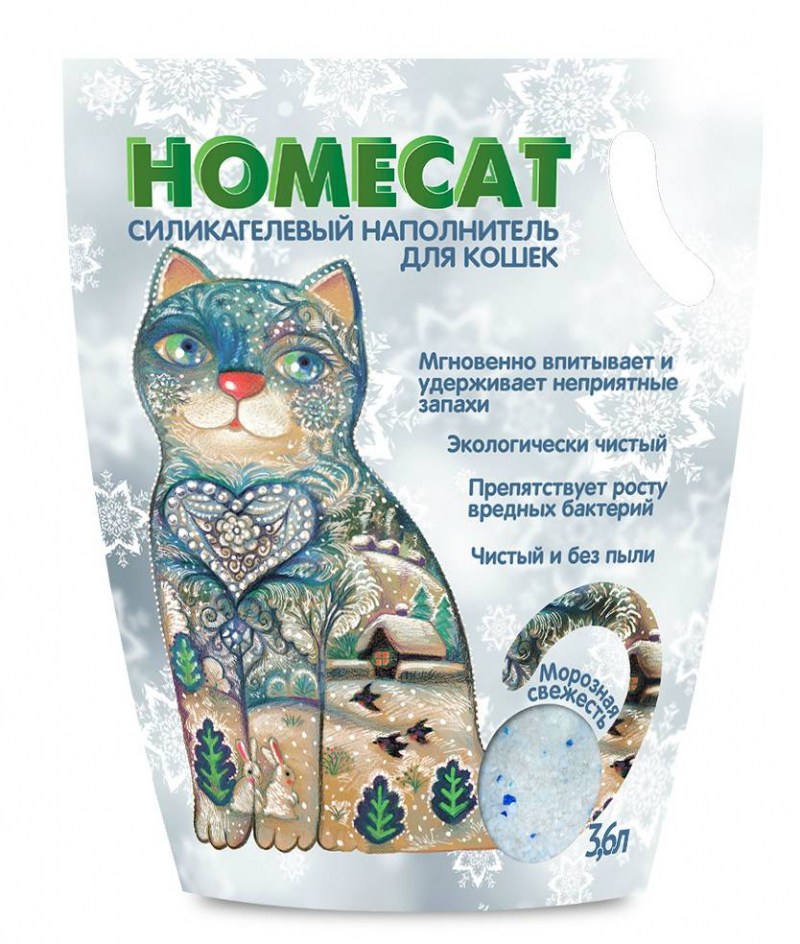 Наполнитель Homecat силикагелевый