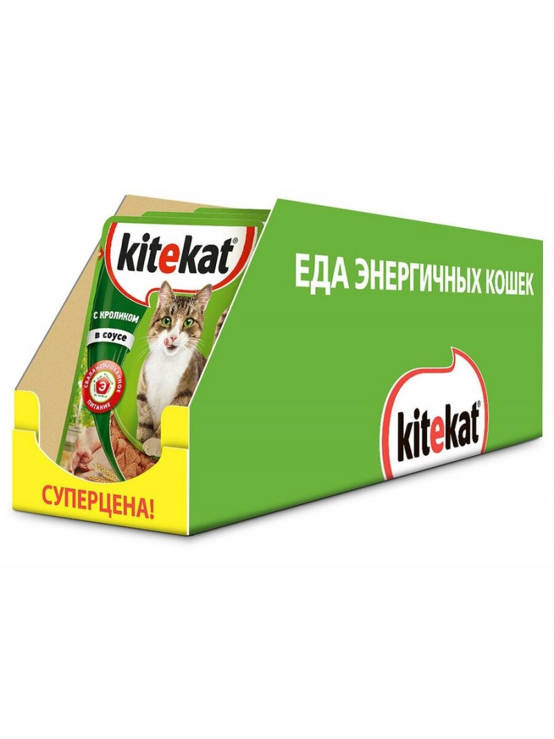 Китекет 85гр*28шт желе кролик