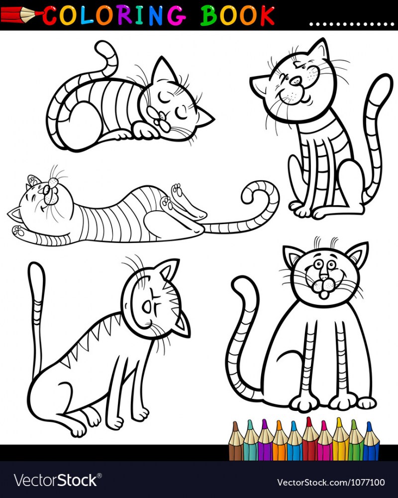 Игрушки для котов раскраска