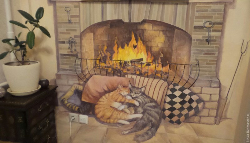 Художник Charles Wysocki коты