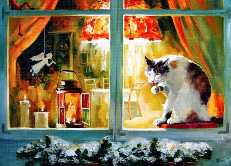 Мария Павлова художник коты