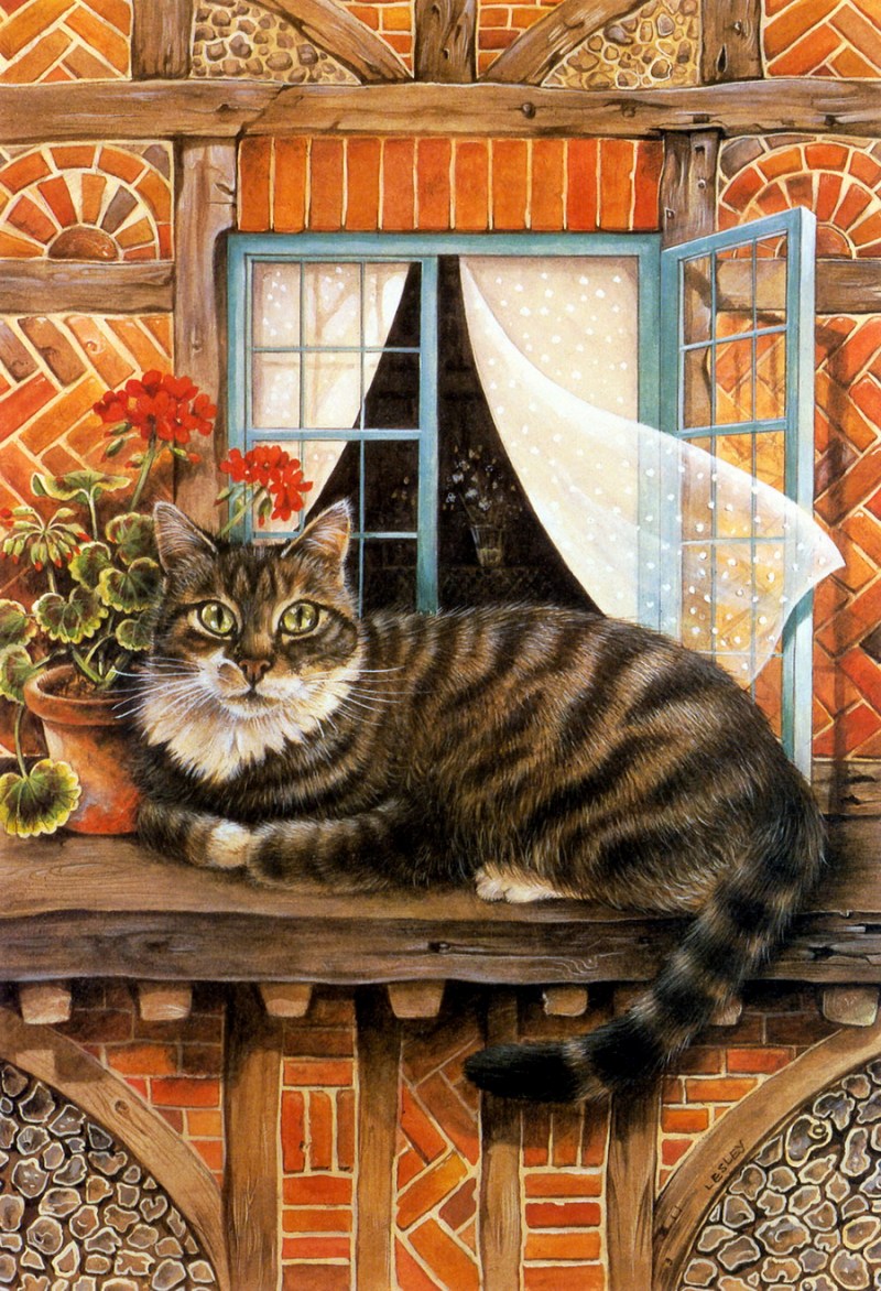 Художница Лесли Энн Ивори (Lesley Anne Ivory).