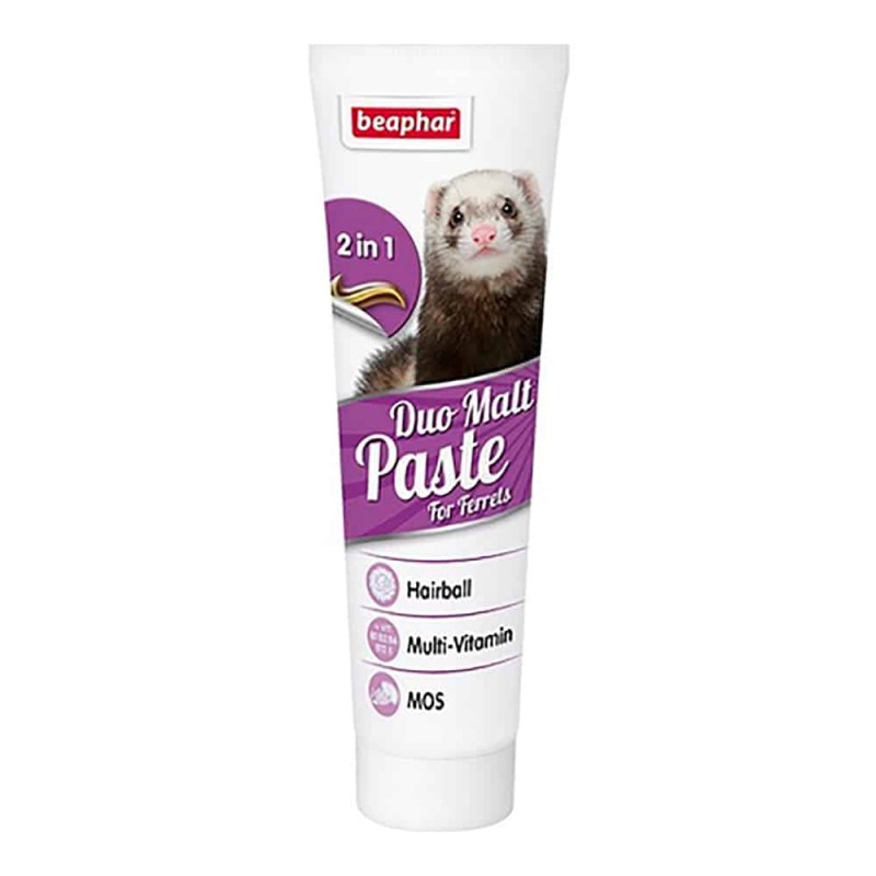"Беафар" паста "Duo Malt paste" д/выведения шерсти 100г 129584