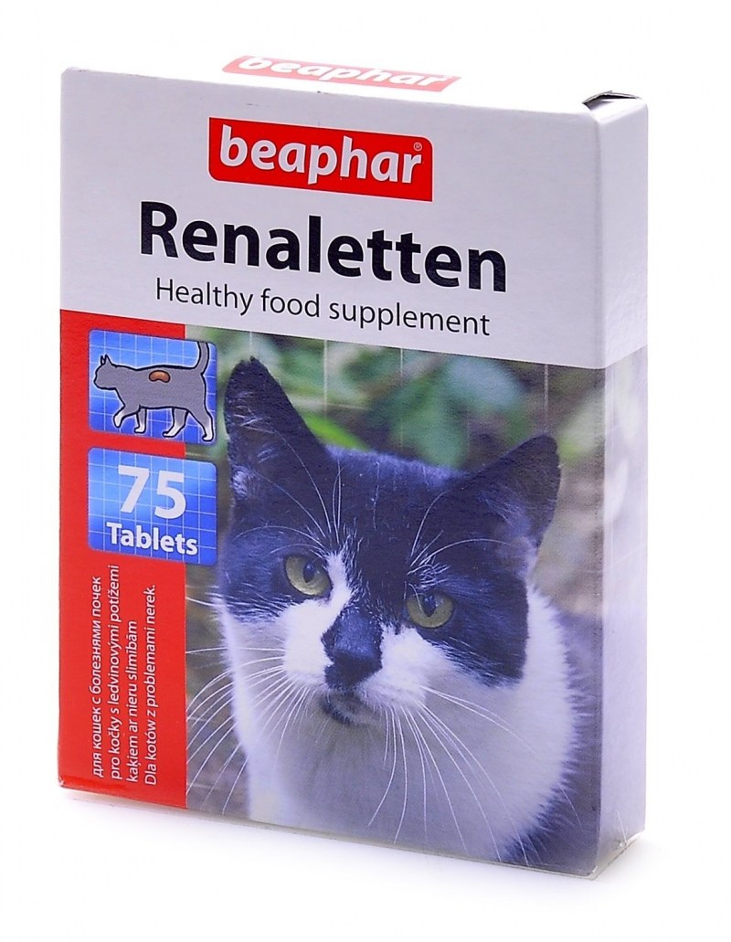 Беафар витамины Renaletten д/ кошек 75 таблеток