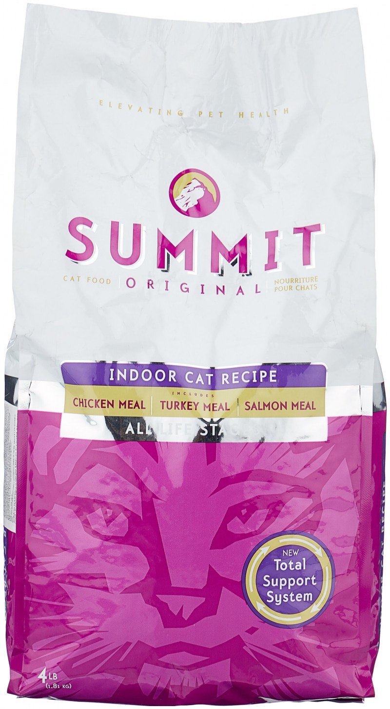 Корм для кошек Summit three meat Indoor Cat Recipe 1.8 кг