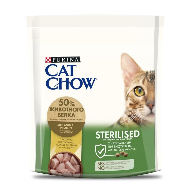 Cat Chow для вывода шерсти