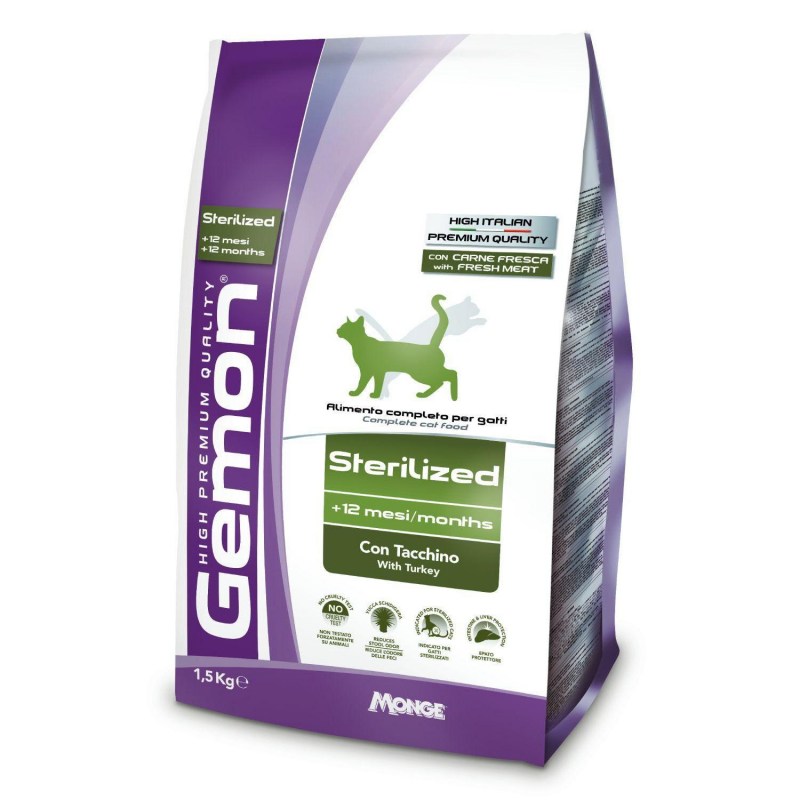 Корм для кошек Gemon Cat Sterilized с индейкой